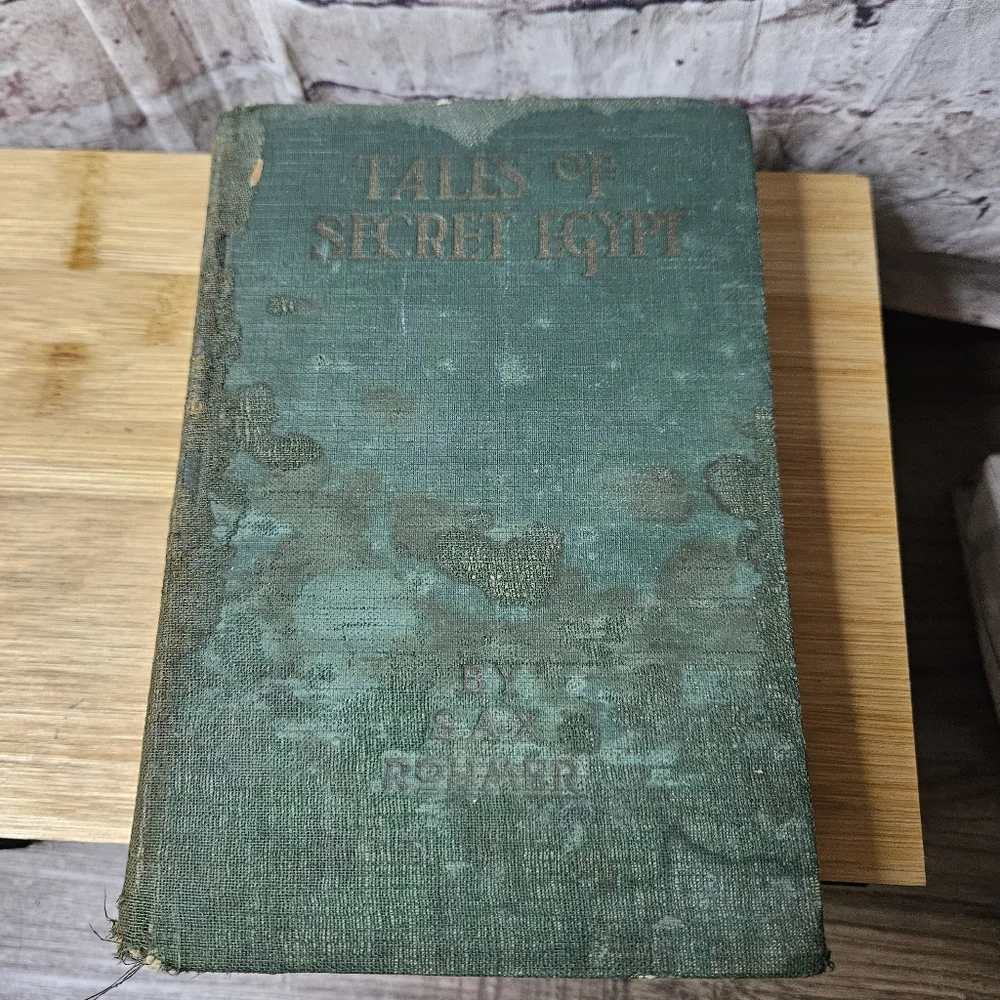 Tales of Secret Egypt - Sax Rohmer (1920 A.L. Burt‎ 2nd Ed. hardcover) FAIR